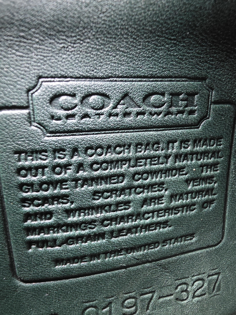 Vintage Coach Casey 9923 Bottle Green Leather Crossbody Pre-1994 USA - Picture 3 of 11